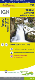 Wegenkaart - fietskaart Vesoul - Langres | IGN 130 | 1:100.000 | ISBN 9782758540823