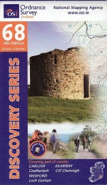 Wandelkaart Ordnance Survey / Discovery series | Carlow / Kilkenny / Wexford 68 | ISBN 9781907122965