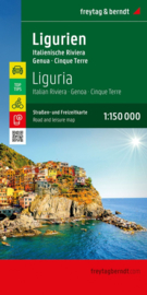 Wegenkaart Ligurië - Italienische Riviera - Genua | Freytag & Berndt | 1:150.000 | ISBN 9783707922769