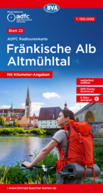 Fietskaart Frankische Alb / Altmühltal | ADFC nr. 22 | ISBN 9783969901175