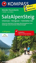 Wandelkaart Salz-Alpen-Steig - Chiemsee - Königssee - Hallstätter See | Kompass 2507 | 1:50.000 | ISBN 9783850269711