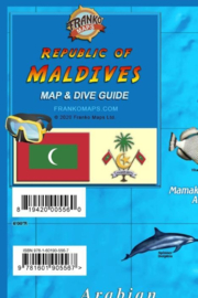 Duikkaart Malediven - Maldives | Franko Maps | ISBN 9781601905567