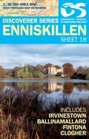Wandelkaart Enniskillen | Discovery Northern Ireland 18 - Ordnance survey | 1:50.000 | ISBN 9781905306633