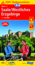 Fietskaart Saale / Westliches Erzgebirge | ADFC nr. 13 | 1:150.000 | ISBN  9783969900772