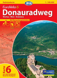 Fietskaart Eurovelo 6 kaart nr. 06. Wachau - Wenen - Bratislava | 1 : 100 000 | BVA  | ISBN  9783870736187
