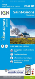 Wandelkaart St.-Girons, Castillons-en-Couserans | Pyreneeën |  IGN 2047OT - IGN 2047 OT