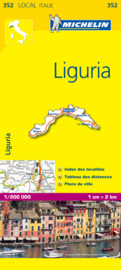 Wegenkaart Liguria - Ligurie | Michelin nr. 352 | 1:200.000 | ISBN 9782067127142