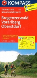 Fietskaart  Bregenzerwald - Vorarlberg - Oberstdorf | Kompass 3126 | 1:70.000 | ISBN 9783850263368