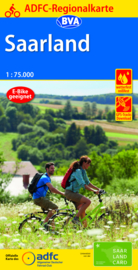 Fietskaart Saarland | BVA - ADFC | 1:75.000 | ISBN 9783969900109