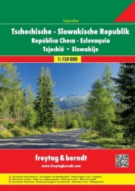 Wegenatlas Tsjechië en Slowakije | Freytag & Berndt | 1:150.000 | ISBN 9783707914382