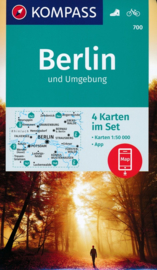 Wandelkaart Kompass 700 Berlin und Umgebung | 1:50.000 / ISBN 9783990446096