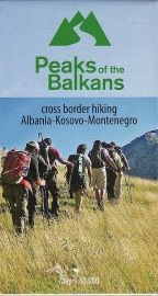 Wandelkaart Peaks of the Balkans | Huber | 1:60.000 | ISBN 9783943752502