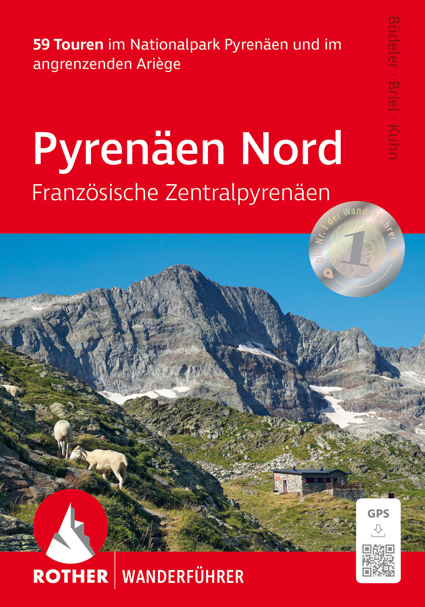 Wandelgids Pyrenäen Nord | Rother Verlag | Französische Zentralpyrenäen: Arrens bis Seix | ISBN 9783763348640