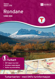 Wandelkaart Rondane 2716 | Nordeca | 1:100.000 | ISBN 7046660027165