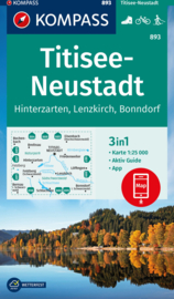 Wandelkaart Titisee - Neustadt | Kompass 893 | 1:25.000 | ISBN 9783991215660