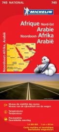 Wegenkaart Afrika Noordoost | Michelin 745 | 1:4 miljoen | ISBN 9782067172449