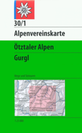 Wandelkaart Ötztaler Alpen Gurgl 30/1 | OAV | 1:25.000 | ISBN 9783928777384