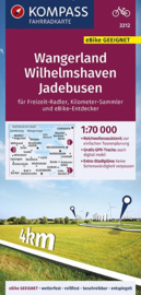 Fietskaart Wangerland - Wilhelmshaven - Jadebusen | Kompass 3312 | 1:70.000 | ISBN 9783990446638