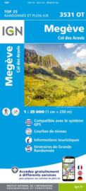Wandelkaart Megève, Praz-sur-Arly, Ugine,Flumet, Nôtre-Dame-de-Bellec | Mont Blanc gebied | IGN 3531OT - IGN 3531 OT | 1:25.000 | ISBN 9782758553489