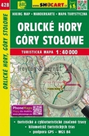 Wandelkaart Tsjechië - Orlické hory, Góry Stolowe - Adlergebirge | Shocart 428 | ISBN 9788072247066