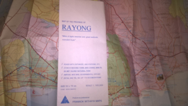 Wegenkaart Rayong - Centraal Thailand | Prannok Witthaya Maps | 1:165.000