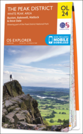 Wandelkaart The Peak district-White Peak Area | Explorer Maps OL24 | Ordnance Survey | 1:25.000 |  ISBN 9780319263846