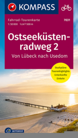 Fietskaart Ostseeküstenradweg 2 | Kompass 7031 | 1:50.000 | ISBN 9783990449592