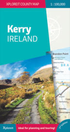 Fietskaart - Wegenkaart Kerry (Ierland) | Xploreit | 1:100.000 | ISBN 9781738413638
