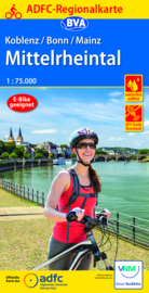 Fietskaart Koblenz/Bonn/Mainz Mittelrheintal | ADFC regionalkarte | 1:75.000 | ISBN 9783969900215