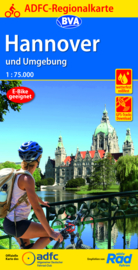 Fietskaart  Hannover en omgeving | ADFC regionalkarte | ISBN 9783969900253