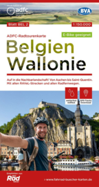 Fietskaart België - Wallonië | ADFC | 1:150.000 | ISBN 978969900017