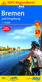 Fietskaart Bremen und Umgebung | BVA-ADFC-Regionalkarte | 1:75 000 | ISBN 9783969900154