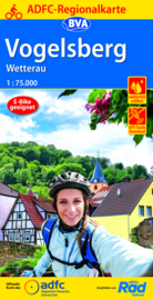 Fietskaart Vogelsberg, Wetterau : Von Marburg bis Frankfurt, von Gießen bis Fulda | BVA - ADFC | 1:75.000 | ISBN 9783870736880