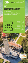 Wegenkaart - fietskaart Charente-Maritime - La Rochelle Rochefort Saintes  | IGN D17 | 1:100.000 | ISBN 9782758556367