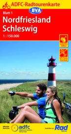 Fietskaart Nordfriesland / Schleswig nr. 1 |  ADFC Radtourenkarte | 1:150.000 | ISBN 9783969900895