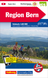 Fietskaart Bern & Omgeving | Kümmerley & Frey nr. 09 | 1: 60.000 | ISBN 9783259024096