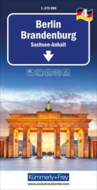 Wegenkaart Berlin Brandenburg Nr. 04 | Kümmerly + Frey | 1:275 000 | ISBN 9783259018408