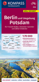 Fietskaart Berlijn en omgeving | Kompass 3038 | 1:70.000 | ISBN 9783990447994