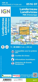 Wandelkaart 0516OT - 0516 OT Landerneau, Landivisiau  | Bretagne | ISBN 9782758545132