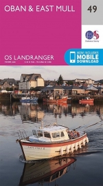 Wandelkaart Oban & East Mull | Ordnance Survey 49 | ISBN 9780319261477