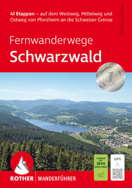 Wandelgids Fernwanderwege Schwarzwald (Zwarte Woud) Westweg · Mittelweg · Ostweg | Rother | ISBN 9783763314478