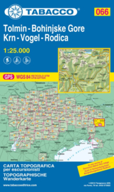 Wandelkaart Tolmin / Bohinjske Gore / Krn / Vogel / Rodica | Tabacco 66 | 1:25.000 | ISBN 9788883151125