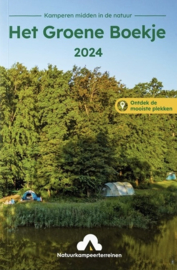 Campinggids Het Groene Boekje Natuurkampeerkaart 2024 | De Groene Koepel | ISBN 9789083291413