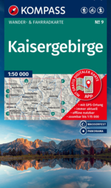 Wandelkaart Kaisergebirge | Kompass 9 | 1:50.000 | ISBN 9783991542957