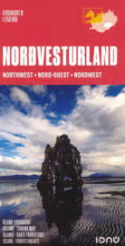 Wegenkaart Nordvesturland - Noordwest IJsland | Ferdakort nr. 1| 1:250.000 | ISBN 9789979675013