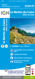 Wandelkaart La Motte-du-Caire - Vallée du Sasse  |  IGN 3339ET - IGN 3339 ET | ISBN 9782758545576