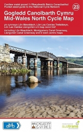 Fietskaart Wales centraal noord - Mid Wales North Cycle Map 023 | Sustrans | ISBN 9781900623421