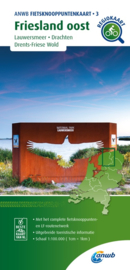 Fietskaart Friesland Oost | ANWB 03 | 1:100.000 | ISBN 9789018046767