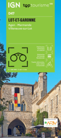 Wegenkaart -  fietskaart Lot-et-Garonne - Agen Marmende Villeneuve-sur-Lot | IGN D47 | 1:100.000 | ISBN 9782758556442