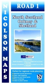 Wegenkaart North Scotland, Shetland & Orkney | Nicolson 01 | 1:250.000 - 400.000 | ISBN 9781912046607
